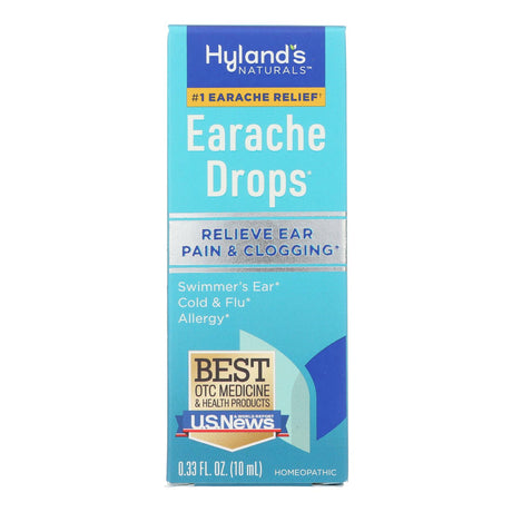 Hyland's Earache Drops: Relieves Ear Pain Naturally, 0.33 Fl. Oz. - Cozy Farm 