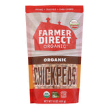 Farmer Direct Cooperative Organic Chickpeas  - 16 oz. (Pack of 6) - Cozy Farm 