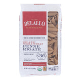 Delallo Whole Grain Penne Rigate Organic Pasta - 16 oz - Cozy Farm 