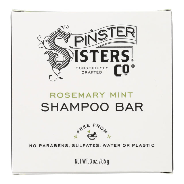 Rosemary Mountain Shampoo Bar - 3 Oz by Spinster Sisters Company - Cozy Farm 