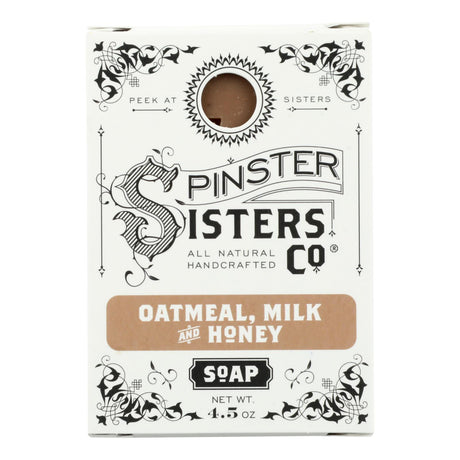Spinster Sisters Company Oatmeal, Milk, & Honey Soap Bar - 4.5 Oz. - Cozy Farm 