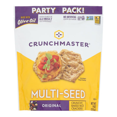 Crunchmaster Multiseed Original Crackers, 9 Oz - Cozy Farm 