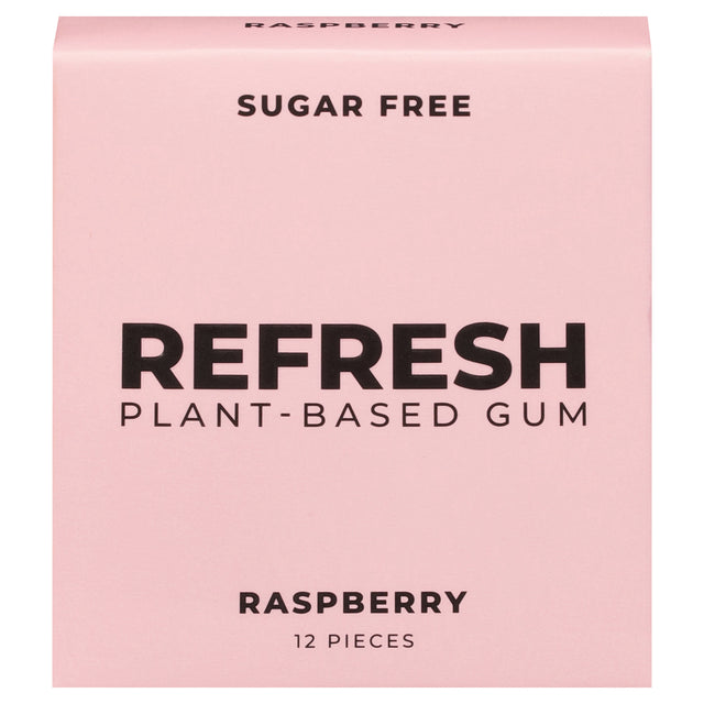 Raspberry Refresh Gum - 12 Count - 12-Pack - Cozy Farm 