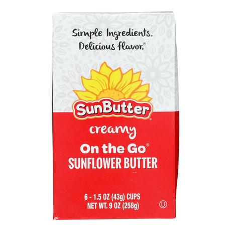 Organic Sunflower Butter On The Go - 6-Pack 9 Oz Cups - Cozy Farm 