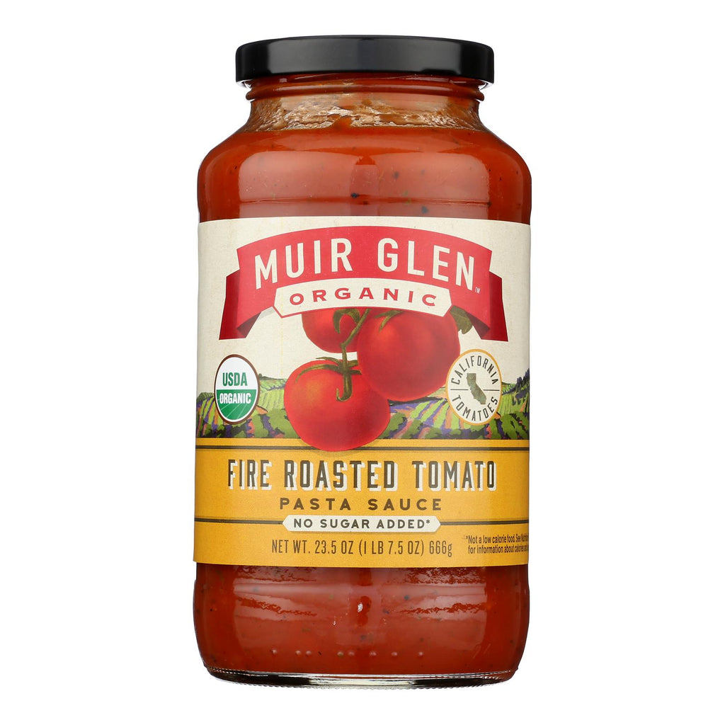 Muir Glen Organic Fire Roasted Tomato Pasta Sauce - Case of 12 - 23.5 Fluid Ounces - Cozy Farm 
