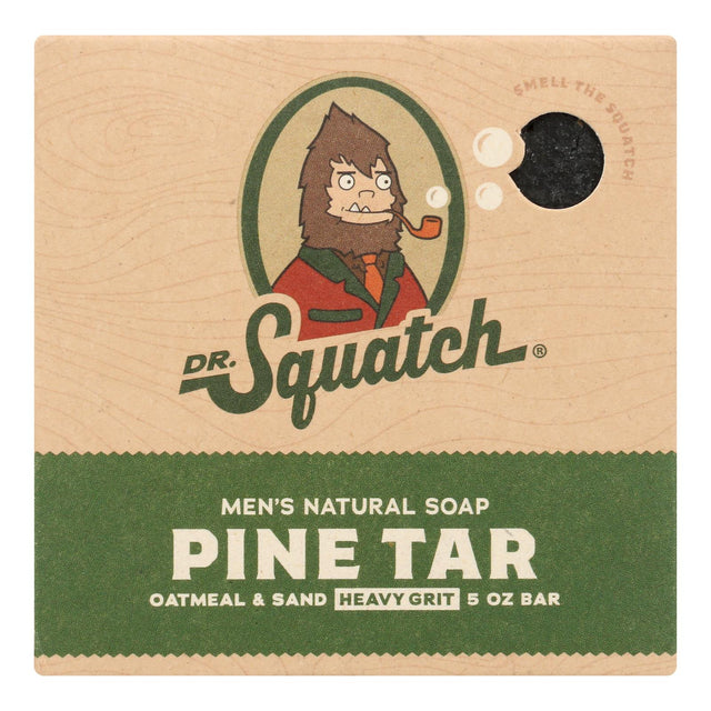 Pine Tar Soap Bar for Men by Doctor Squatch - 5 oz - Cozy Farm 