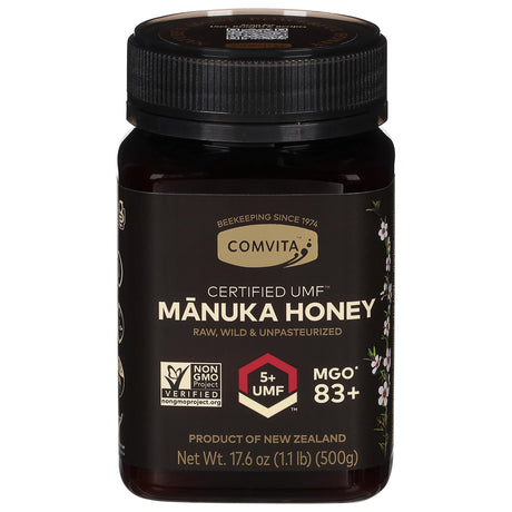 Comvita Manuka Honey Ultra Raw, 5+ Factor, 17.6 Oz - Cozy Farm 