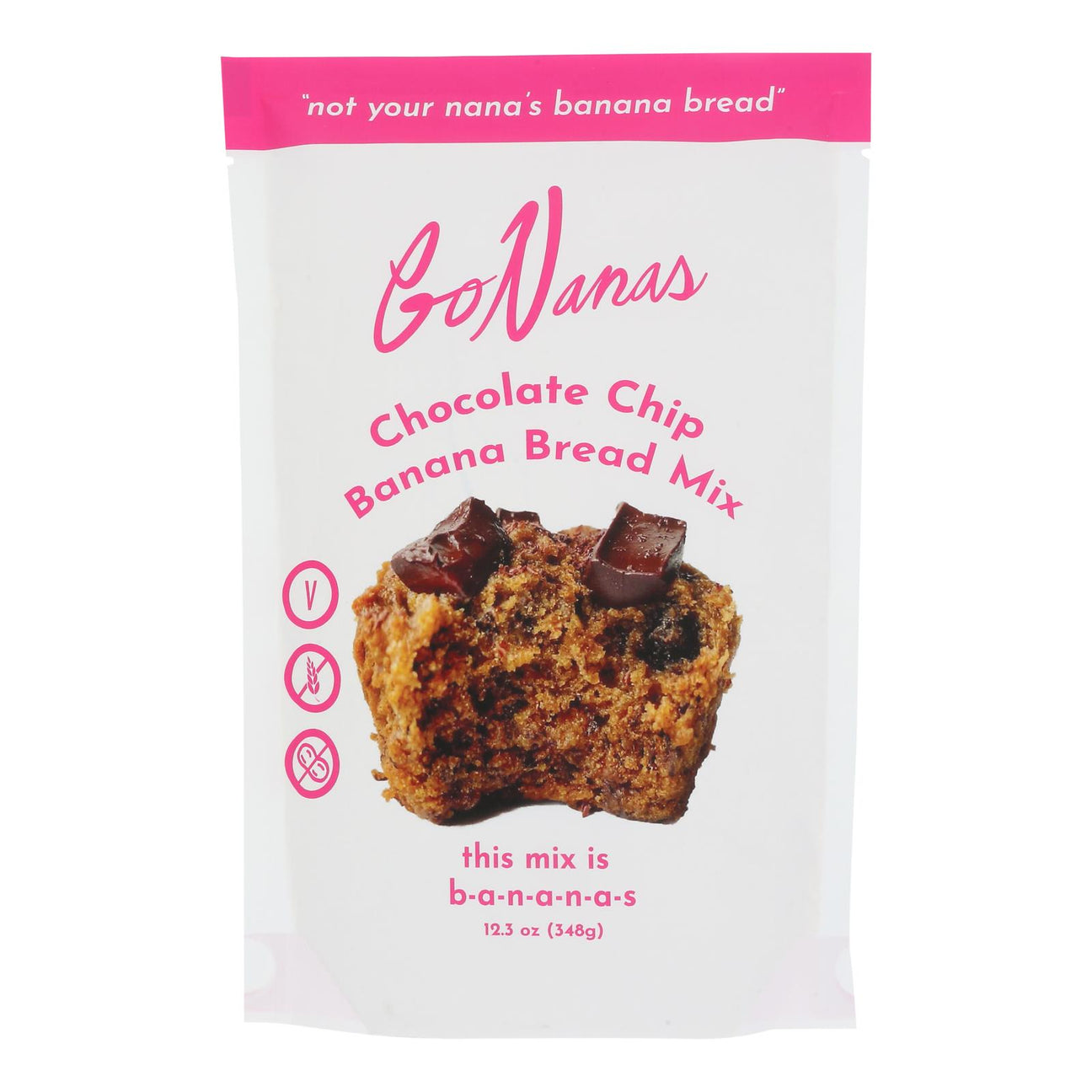 Gonanas Banana Bread with Chocolate Chips, 12.3 Oz, 6-Pack - Cozy Farm 