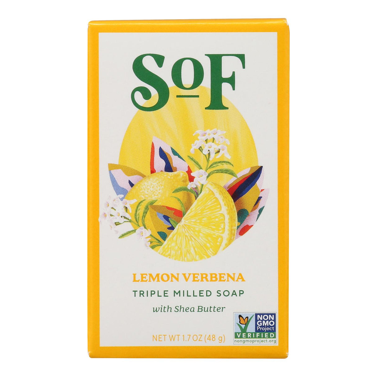 South Of France Lemon Verbena Bar Soap - Travel Size 1.7 oz (Case of 24) - Cozy Farm 