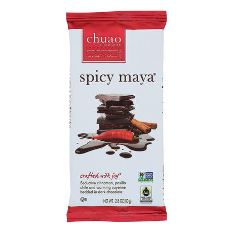 Spicy Maya Hot Chocolate Bar - 2.8 Oz - Case of 12 - Cozy Farm 