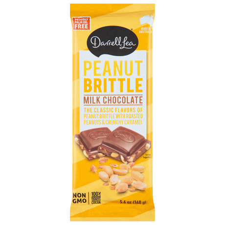 Darrell Lea Milk Chocolate Peanut Brittle, 5.6 Oz Per Unit (Pack of 15) - Cozy Farm 