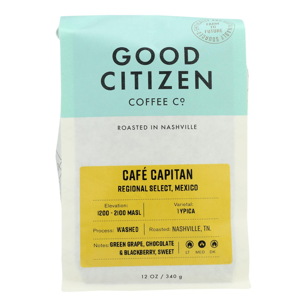 Paubrazil Medium Roast Sea Coffee by Good Citizen - 12 Oz., Case of 6 - Cozy Farm 