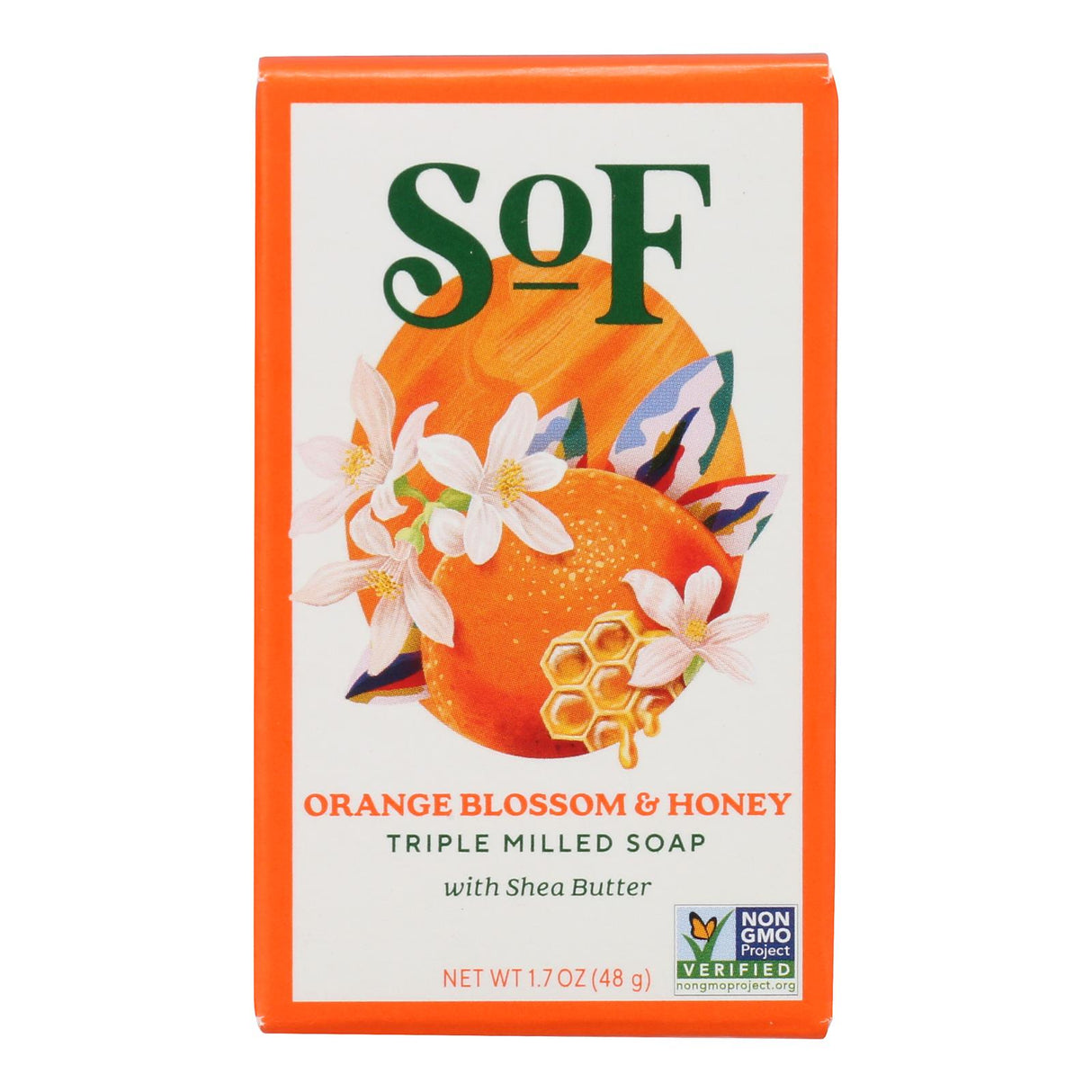 South of France Orange Blossom Travel Soap - 1.7 oz, Case of 24 - Cozy Farm 