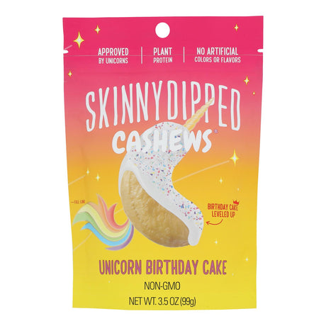 Skinnydipped Unicorn Birthday Cake Casew Clusters, 3.5 Oz. Bag (Pack of 10) - Cozy Farm 