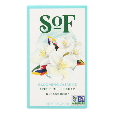 South Of France Jasmine Blossom Luxurious Bar Soap - 1.7 Oz (24 Pack) - Cozy Farm 