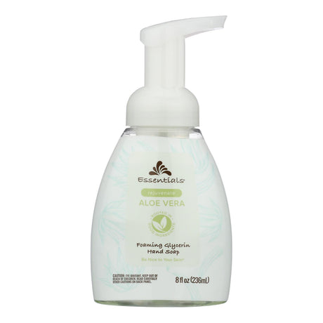 Essentials Deep Exfoliating Foaming Hand Soap with Glycolic Acid & Aloe Vera - Cozy Farm 