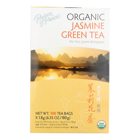 Prince of Peace Organic Jasmine Green Tea - 100 Count Bags - Cozy Farm 