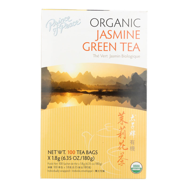 Prince Of Peace Organic Jasmine Green Tea - 1 Each - 100 Bags - Cozy Farm 