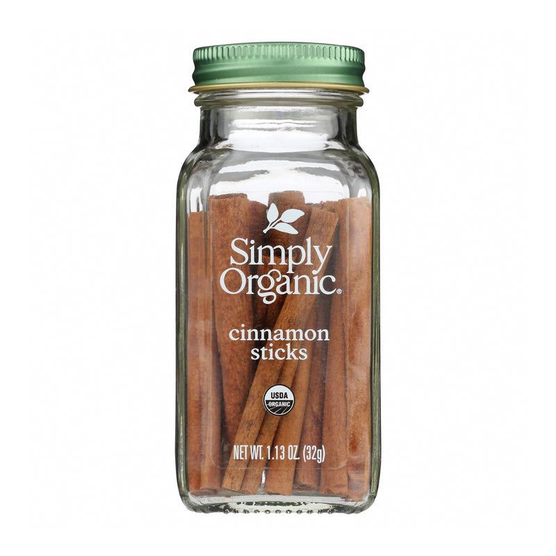 Simply Organic Cinnamon Sticks - Organic Whole - 1.13 oz - Case of 6 - Cozy Farm 