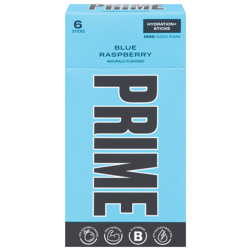 Prime Hydration Stick – Blue Raspberry – 1 Each – 6/9.71 Grams - Cozy Farm 
