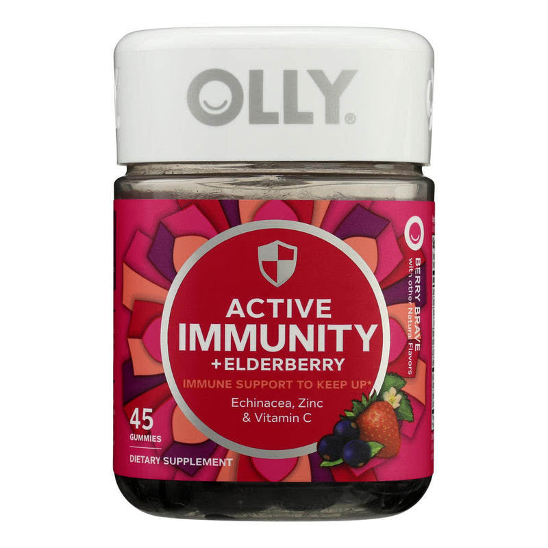 Olly Active Immune Elderberry Supplement, 45 Count - Case of 3 - Cozy Farm 