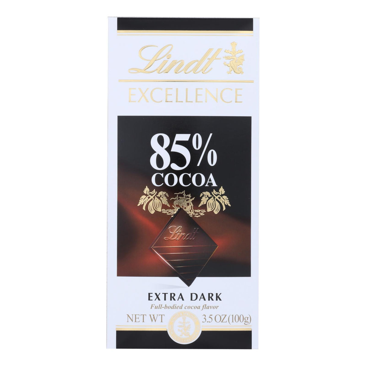 Lindt Chocolate Bar Extra Dark 85% Cocoa - 3.5 Oz Bar - Case of 12 - Cozy Farm 