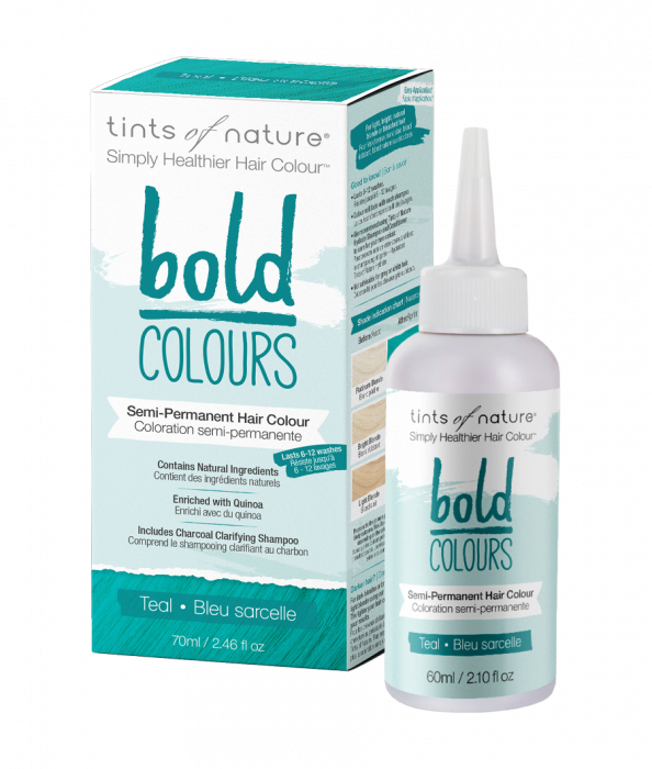 Tints of Nature Teal Semi-Permanent Hair Color - 2.46 fl oz - Cozy Farm 
