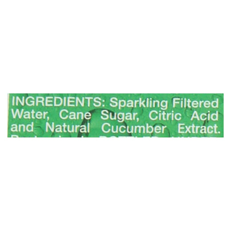 Mr. Q.cumber Sparkling Beverage - 7 Oz, 24-Pack - Cozy Farm 