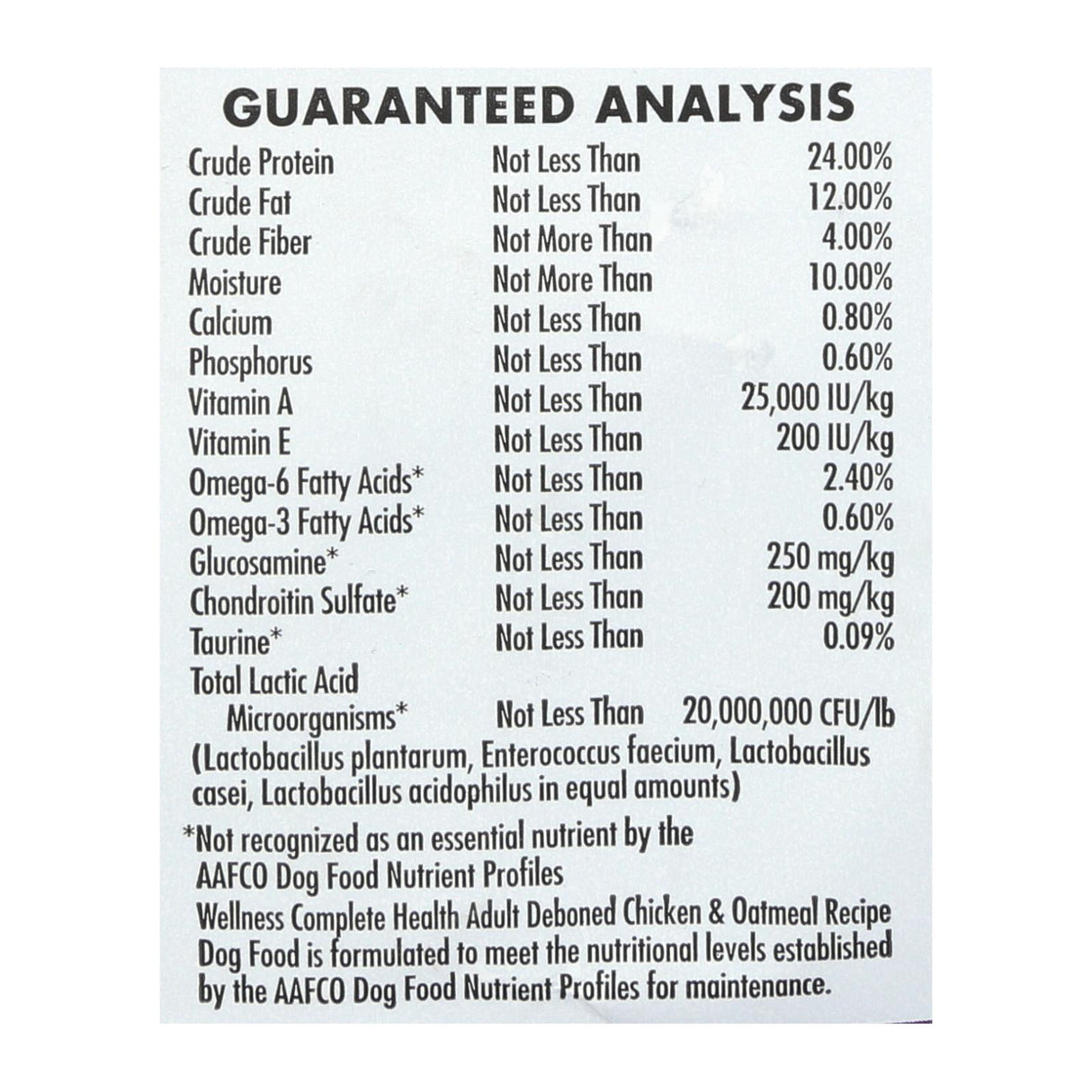 Lb. Case  Wellness Pet Products Dog Food - Chicken and Oatmeal Recipe (Pack of 15 lbs.) - Cozy Farm 