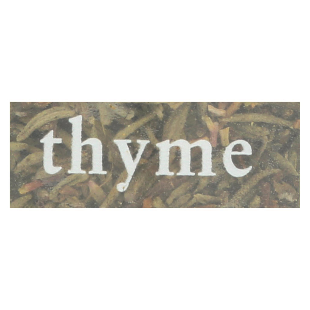 Simply Organic Thyme Leaf - Organic - Whole - Fancy Grade - .28 Oz - Case Of 6 - Cozy Farm 