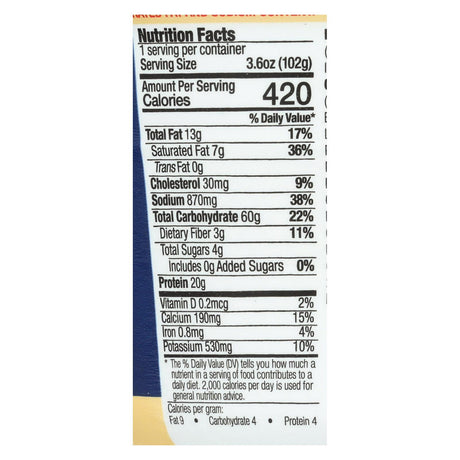 Muscle Mac High Protein Aged Sharp White Cheddar Macaroni & Cheese  - Case Of 12 - 3.6 Oz - Cozy Farm 