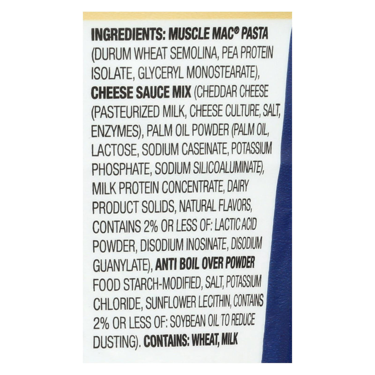 Muscle Mac High Protein Aged Sharp White Cheddar Macaroni & Cheese  - Case Of 12 - 3.6 Oz - Cozy Farm 