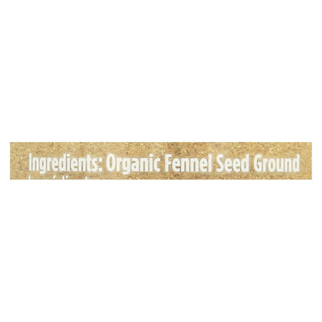Spicely Organics Organic Ground Fennel (Pack of 3 - 1.3 Oz) - Cozy Farm 