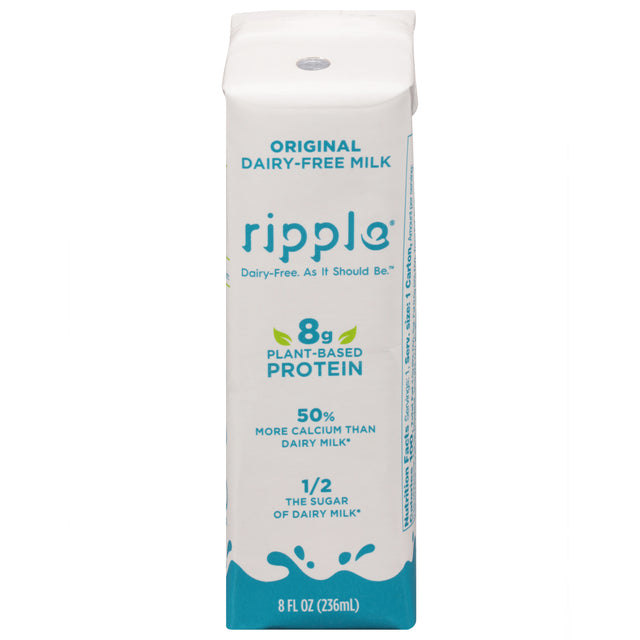 Ripple Foods Plant Based Milk Original (8 fl oz 12-Pack) - Cozy Farm 