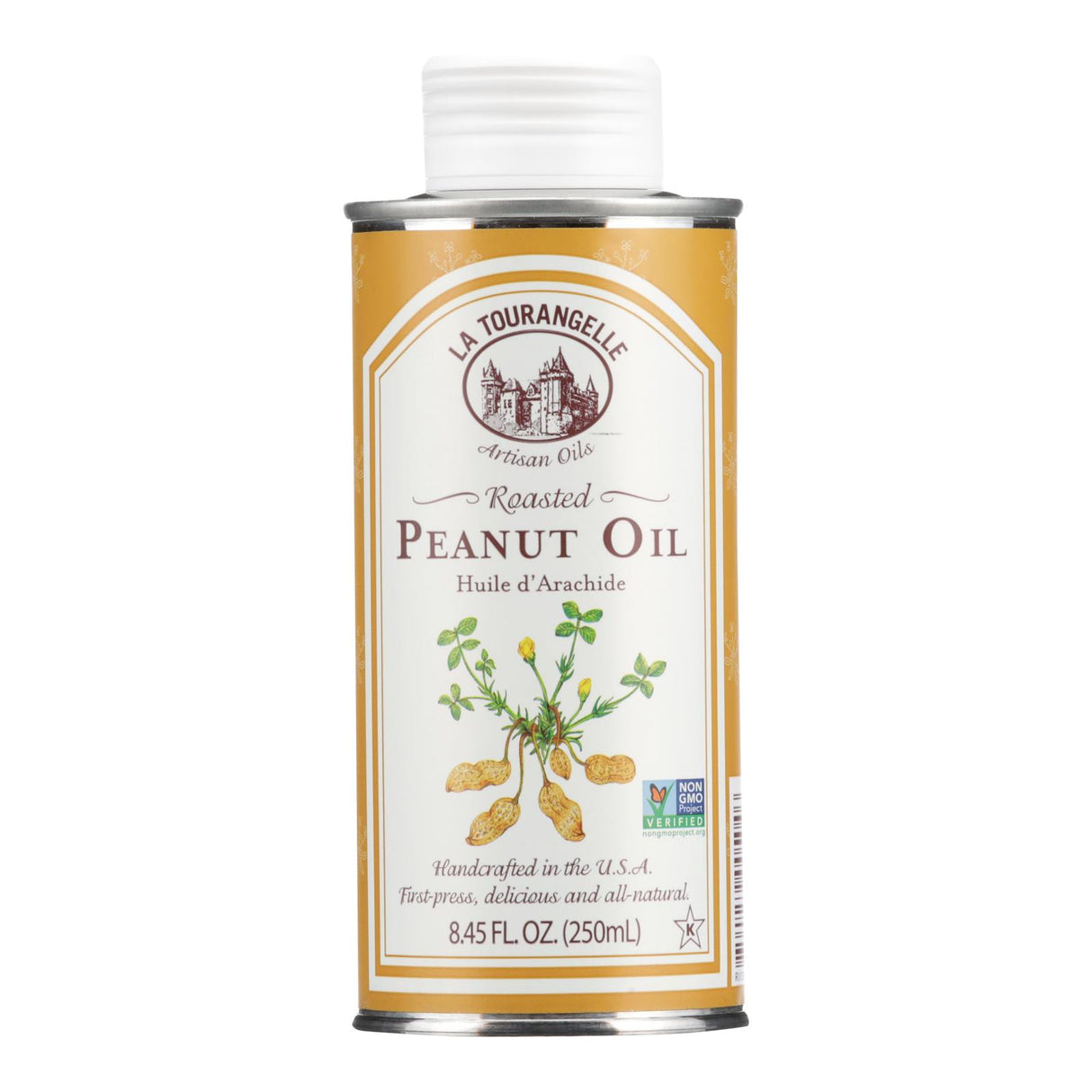 La Tourangelle Roasted Peanut Oil - Case of 6 - 8.45 Fl Oz - Cozy Farm 