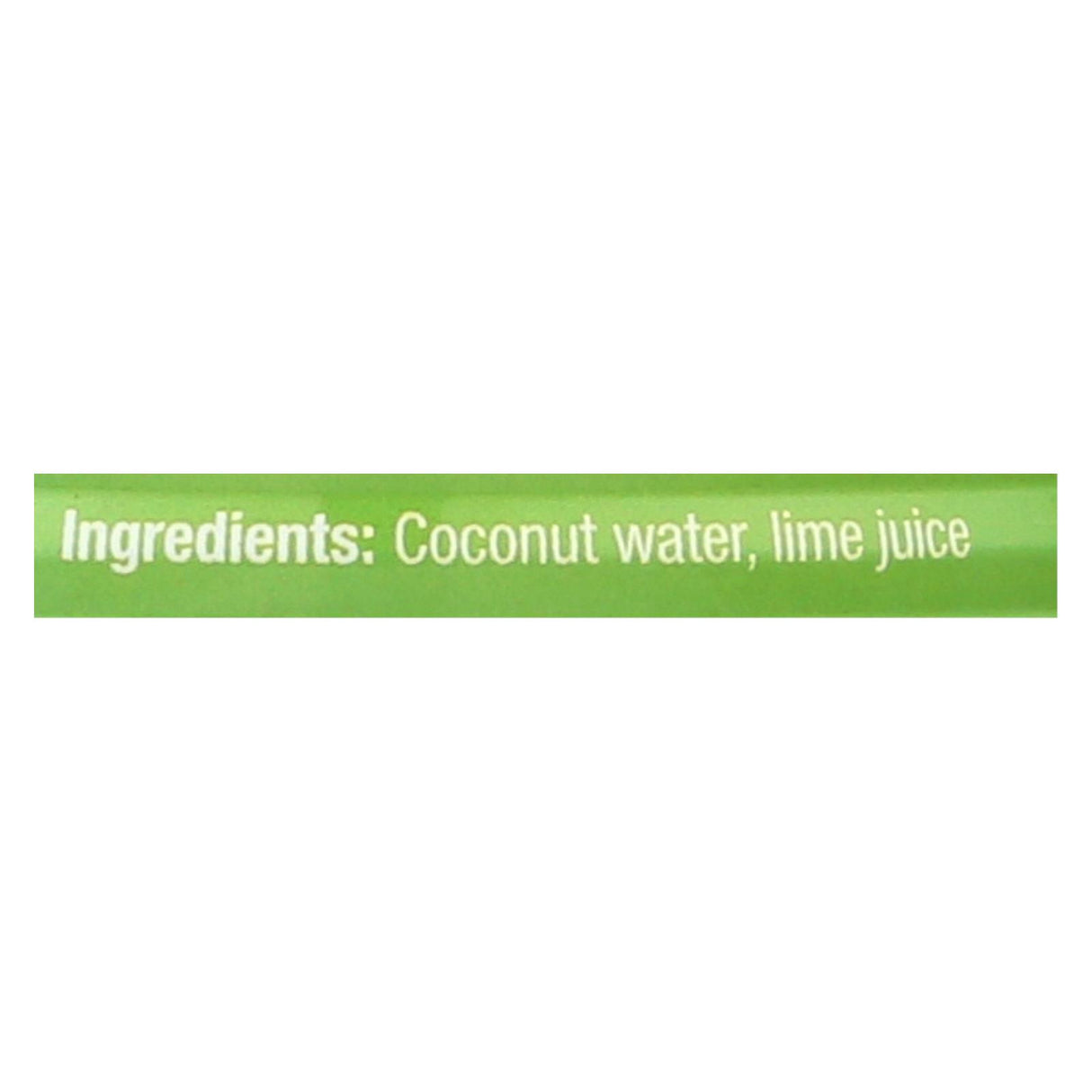 Amy & Brian Coconut Water with Lime, Case of 12 Bottles - 17.5 fl oz - Cozy Farm 