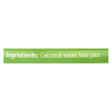 Amy & Brian Coconut Water with Lime, Case of 12 Bottles - 17.5 fl oz - Cozy Farm 