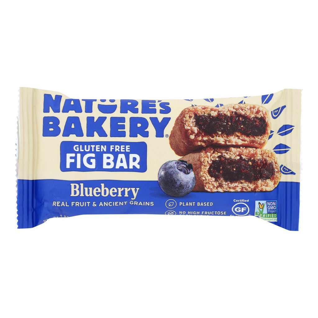 Nature's Bakery Gluten Free Fig Bar - Blueberry - 2 Oz. - Case of 12 - Cozy Farm 