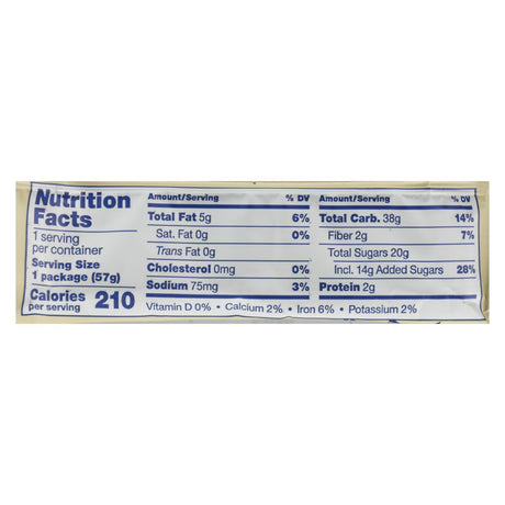 Nature's Bakery Gluten Free Blueberry Fig Bars - 2 Oz. - Case of 12 - Cozy Farm 