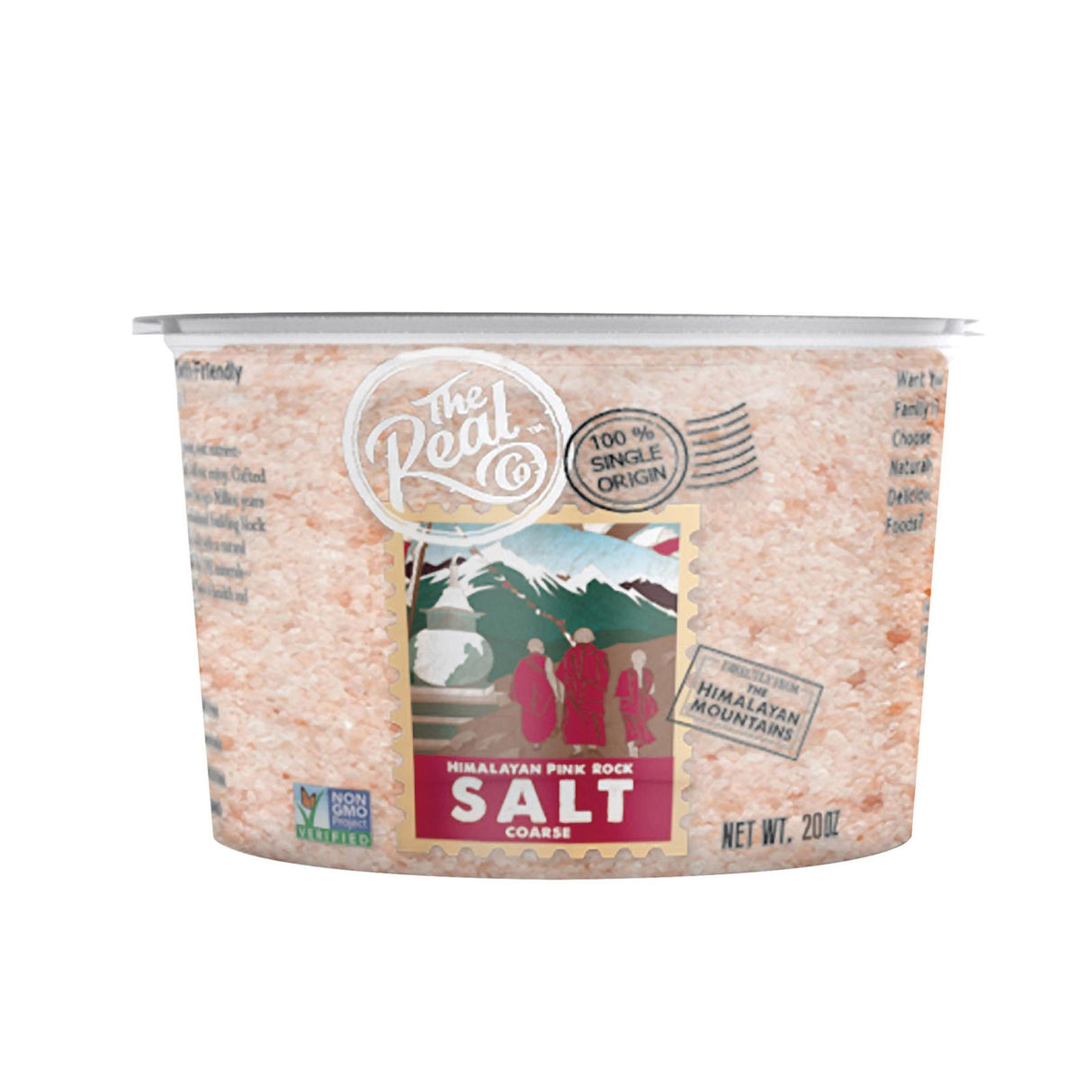 The Real Company Himalayan Pink Rock Salt - Course - Case Of 6 - 20 Oz. - Cozy Farm 