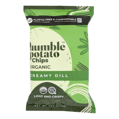 Humble Creamy Dill Potato Chips, 5 oz (Case of 12) - Cozy Farm 