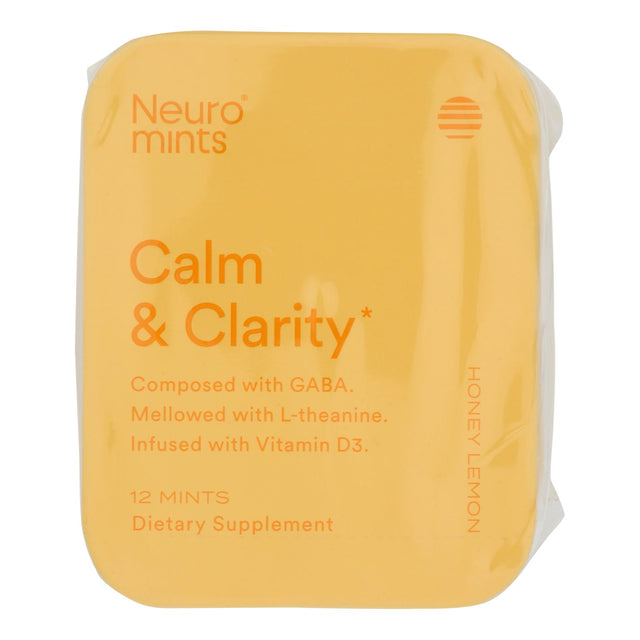 Neuro Calm & Clarity Mint Honey Lemon 12-Count Packs (Case of 12) - Cozy Farm 