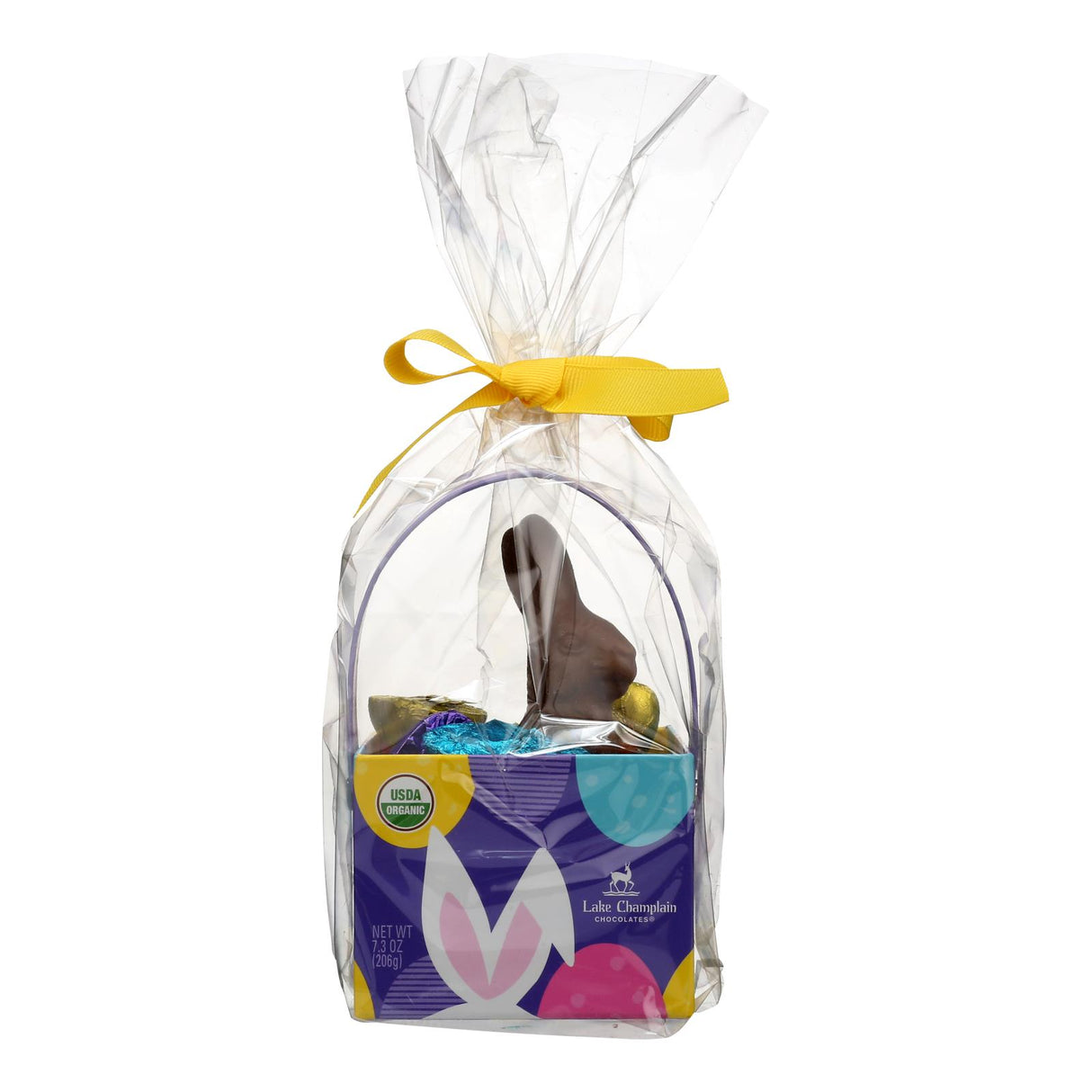 Lake Champlain Chocolates - Chocolate Bunny Basket - 8 Pack - 7.2 oz Each - Cozy Farm 
