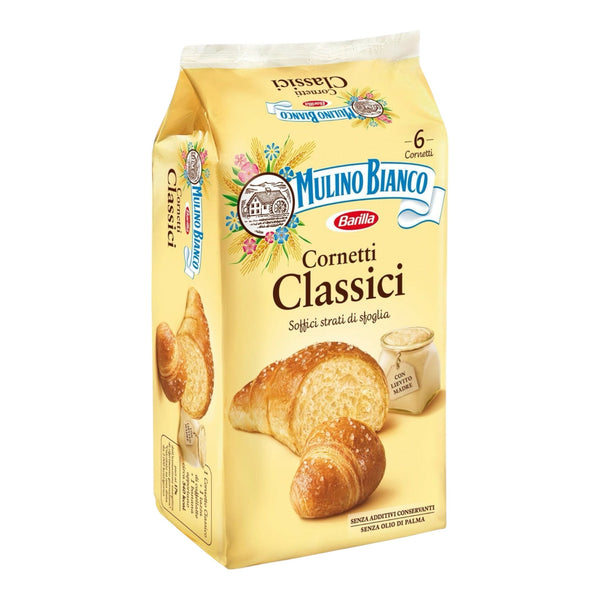 Mulino Bianco Cornetti Classici Croissants, 6 Pack