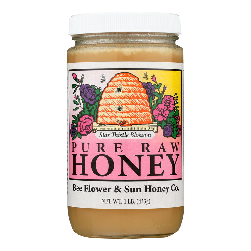 Bee Flower and Sun Honey - 12 lb. Star Thistle Blossom Case - Cozy Farm 