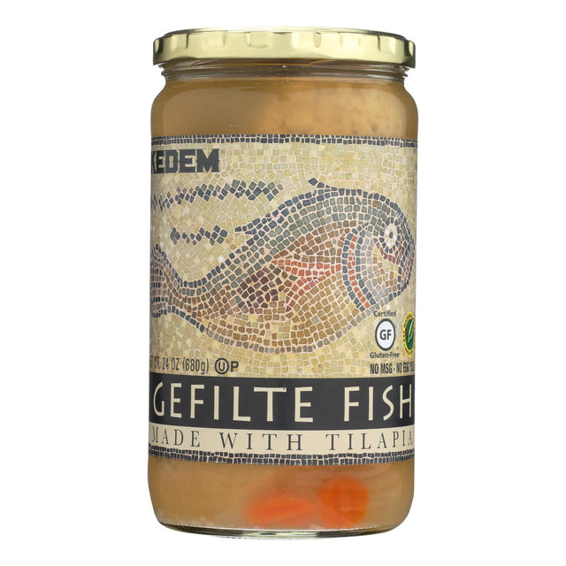 Kedem Tilapia Gefilte Fish Case of 12, 24 oz - Cozy Farm 