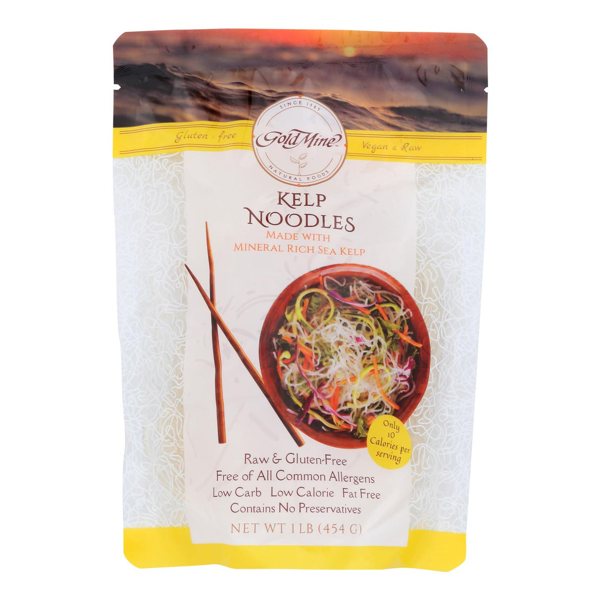 Gold Mine Ready-to-Eat Kelp Noodles (12 Pack, 1 lb. Each) - Cozy Farm 