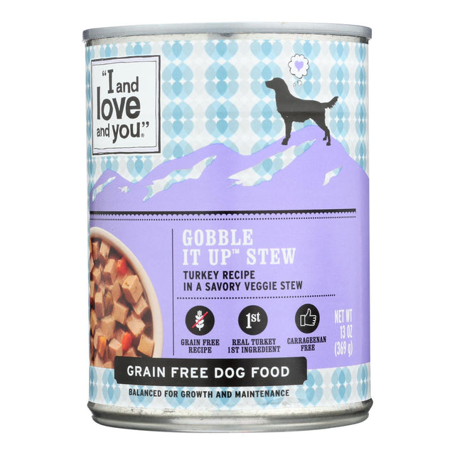 I And Love And You Gobble It Up Stew - Case of 12 - 13 oz. Wet Food - Cozy Farm 