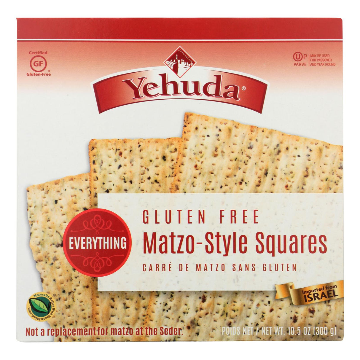 Yehuda Matzo-Style Squares - Pack of 12 - 10.5 oz - Cozy Farm 