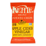Kettle Brand Apple Cider Vinegar Potato Chips, 8 Oz (Pack of 12) - Cozy Farm 